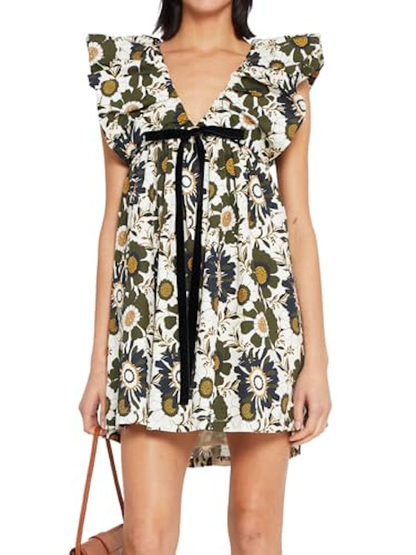 hipshaby Floral Babydoll Dress