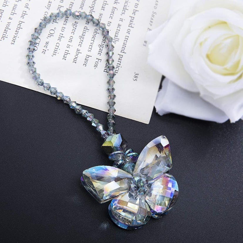 HYALINE & DORA Crystal Glass Car Key Charm 