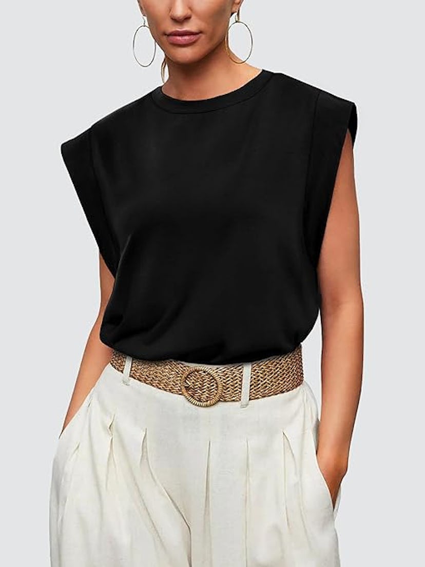 WIHOLL Cap-Sleeve Top