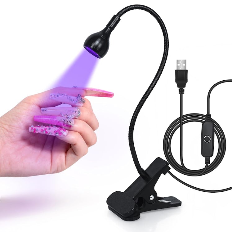 krofaue Clip-On UV LED Nail Lamp