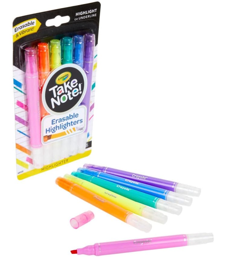 Crayola Take Note Erasable Highlighter (6-Pack)