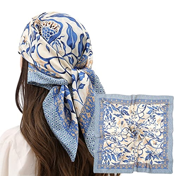 RIIQIICHY Satin Head Scarf