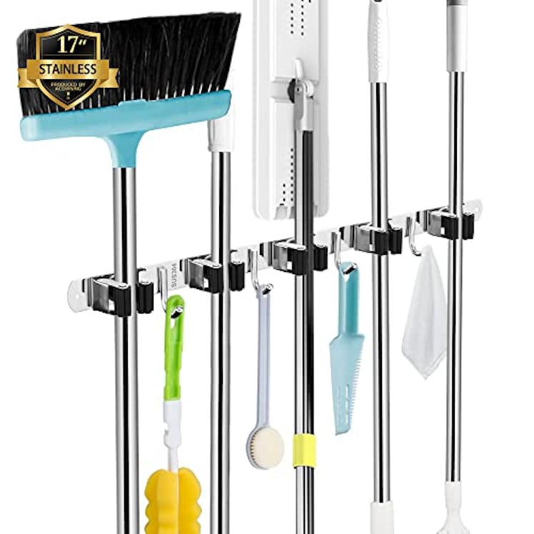 AceMining Mop & Broom Rack