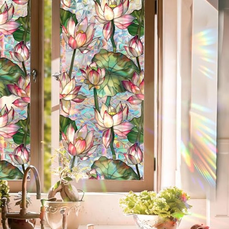 Aomkmi Stained Glass Window Film