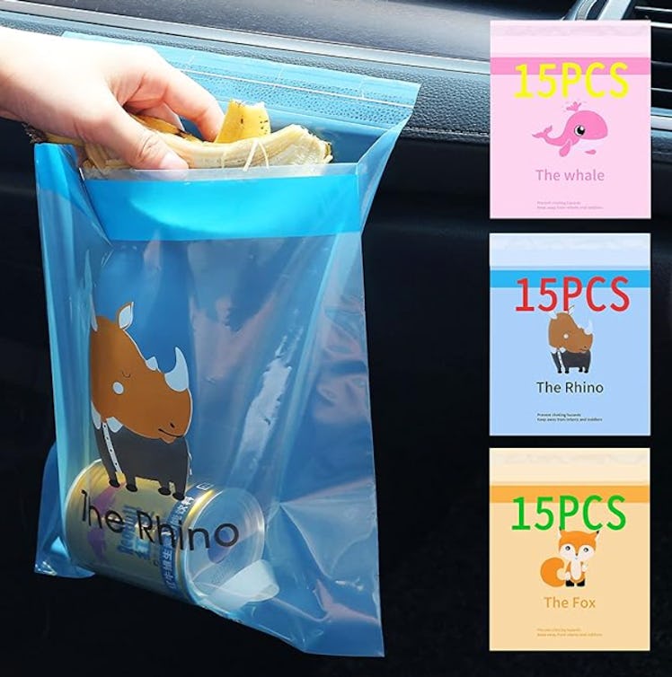 weeturelat Upgraded Car Trash Bag (45-Pack)