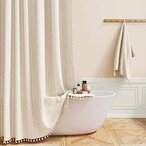 BTTN Farmhouse Shower Curtain