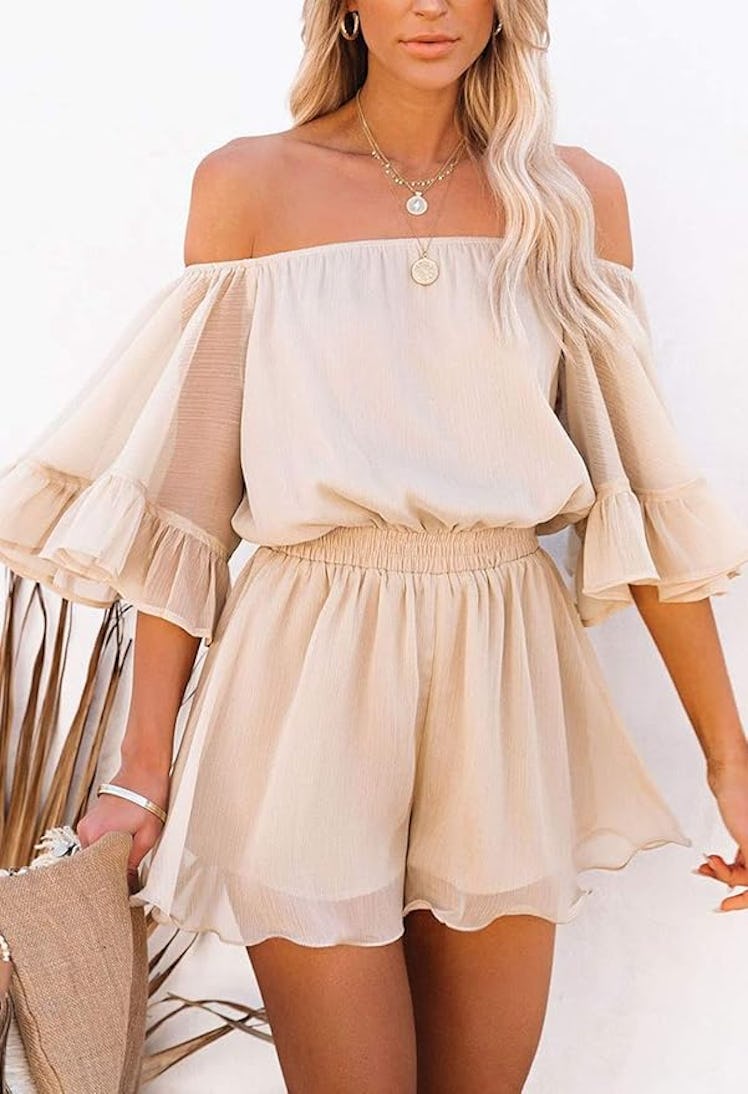 Fixmatti Off-Shoulder Romper