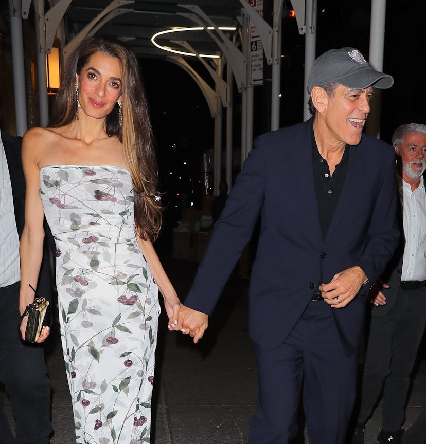 Amal and George Clooney in New York, May 31, 2025.