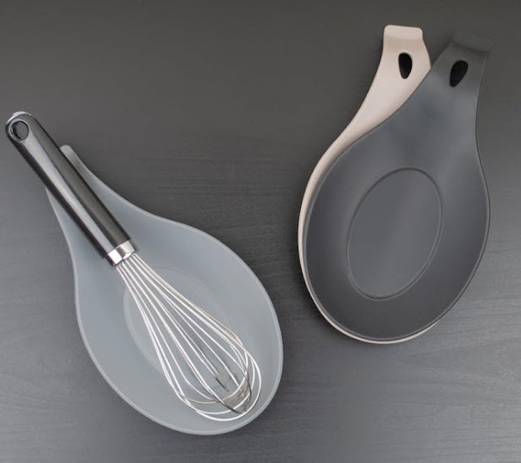 W. INNOVATIONS Modern Silicone Spoon Rests (Set of 3) 