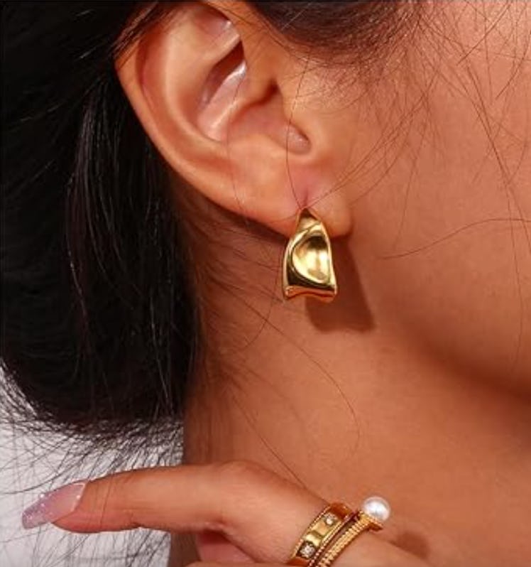 Amicon Chunky Gold Earrings