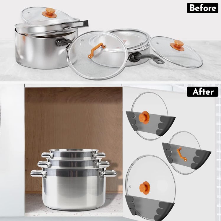 Niceyos Universal Pot Lid Organizer (3-Pack)
