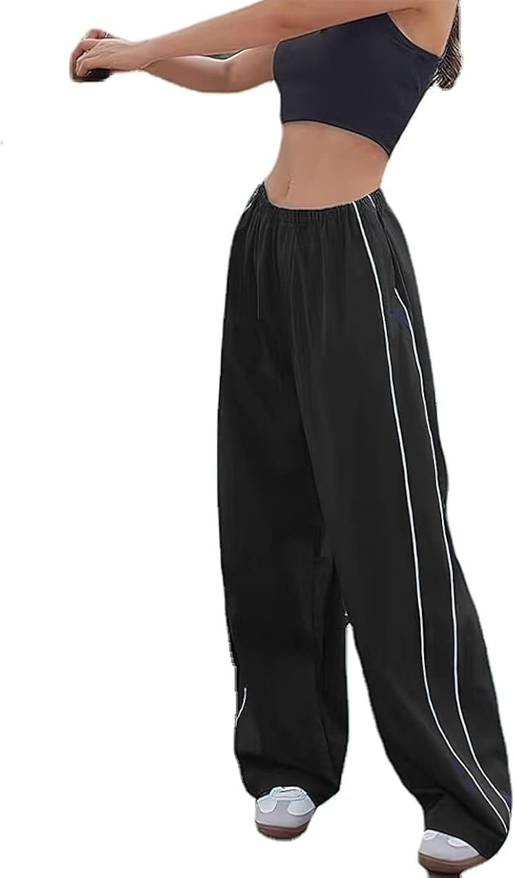 XPONNI Baggy Y2K Parachute Pants