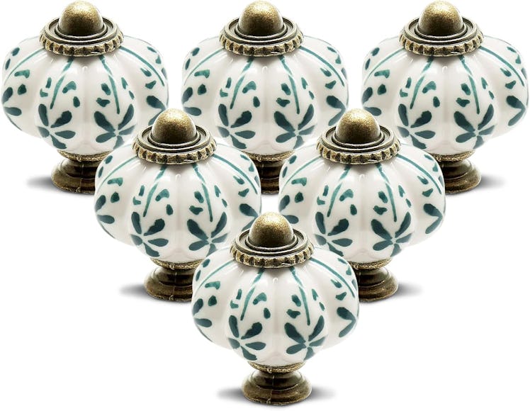 Seimnerie Vintage Pumpkin Knobs (12-Pieces)