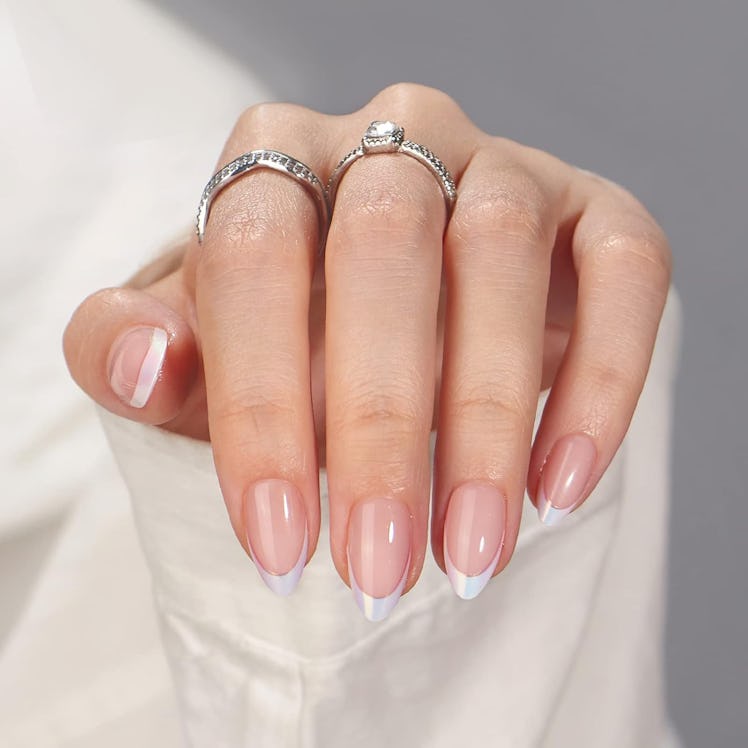 BTArtbox French Tip Press On Nails