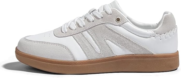 LUCKY STEP Retro Gum Sole Sneakers