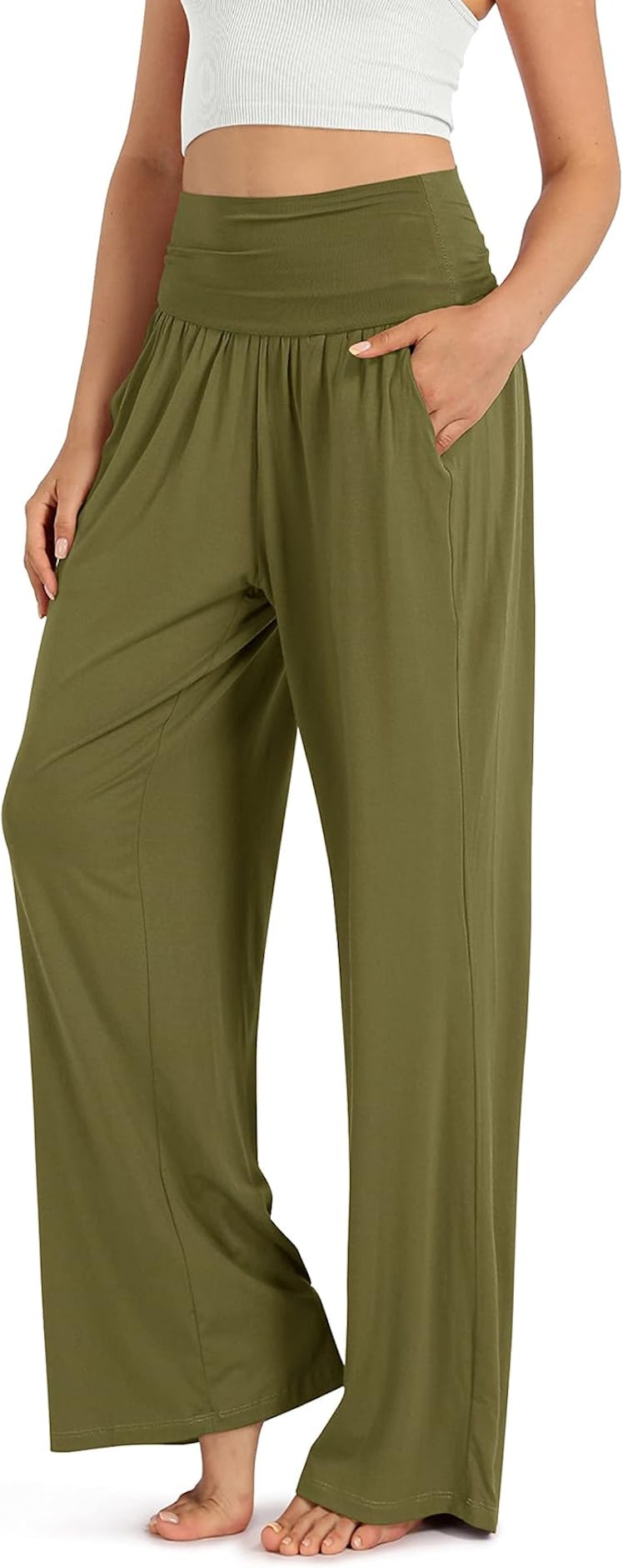 ODODOS Wide-Leg Palazzo Pants
