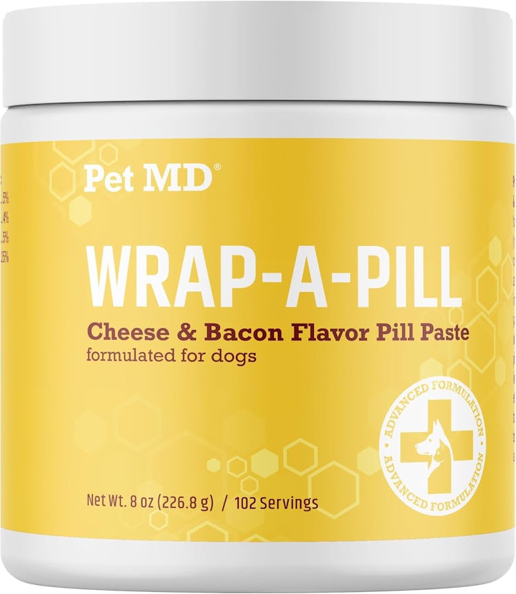 Pet MD Wrap-A-Pill Cheese & Bacon Flavor Pill Paste