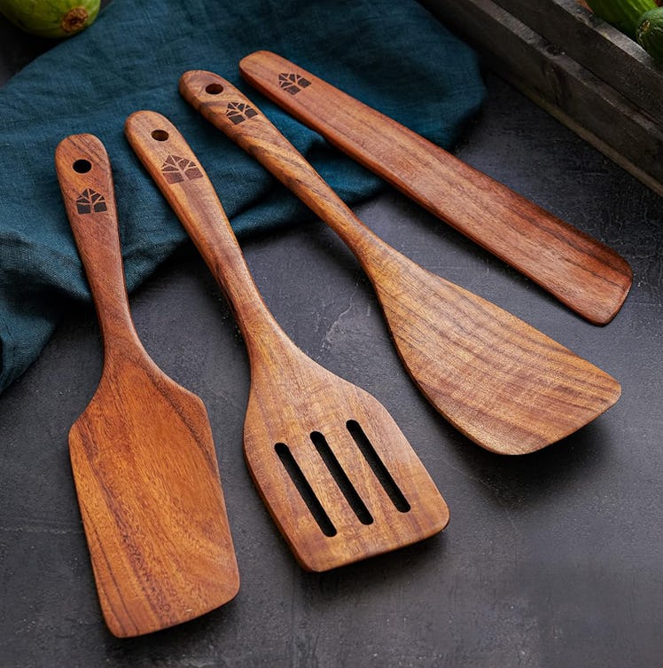 WOODENHOUSE LIFELONG QUALITY Wooden Spatulas (Set of 4)