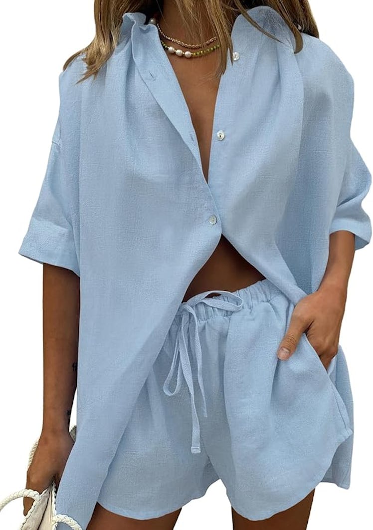 Fixmatti Short-Sleeve Top Set (2 Pieces)