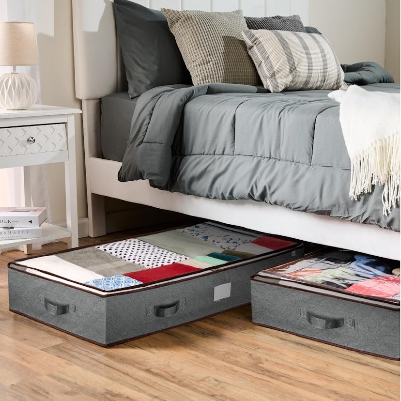 Zober Under Bed Storage Bins (4-Pack)