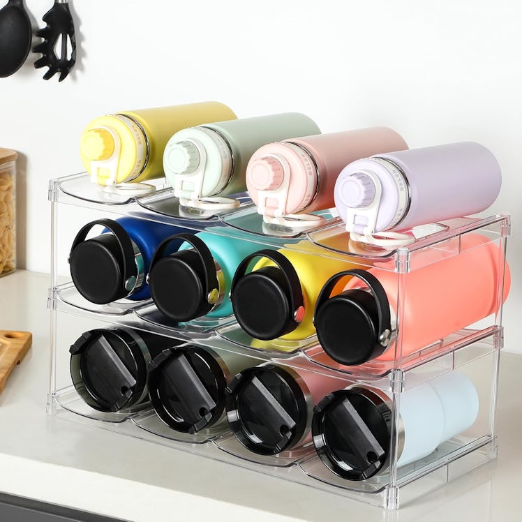 LANDNEOO 3 Tier Stackable Water Bottle Organizer