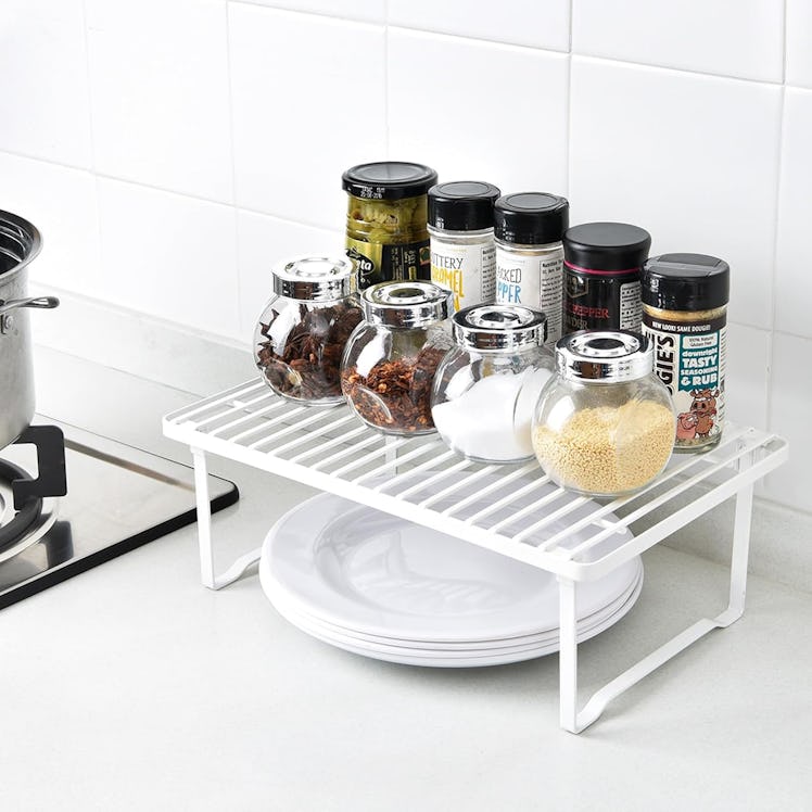 Amazon Basics Stackable Metal Kitchen Storage Shelves