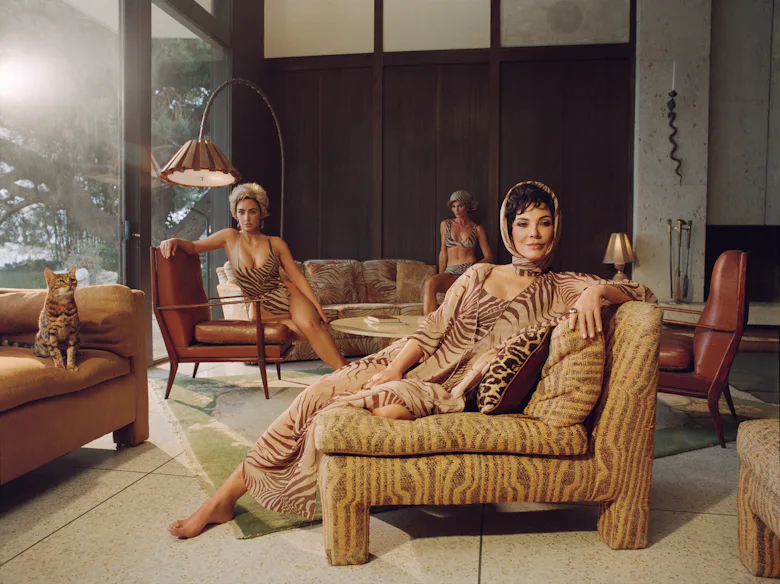 Kris Jenner for SKIMS x Roberto Cavalli