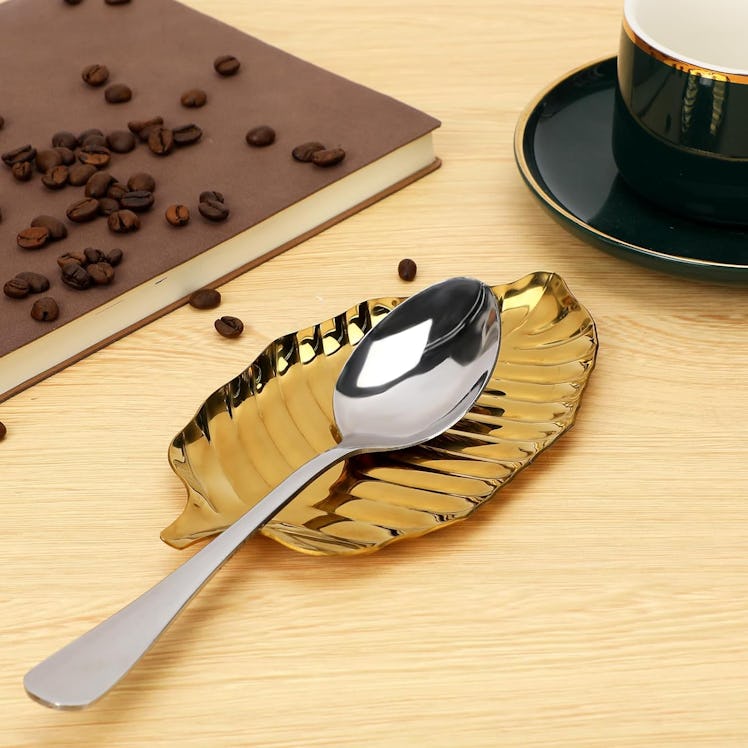KALIONE Gold Leaf Spoon Rest