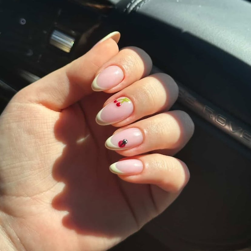 russian manicure design