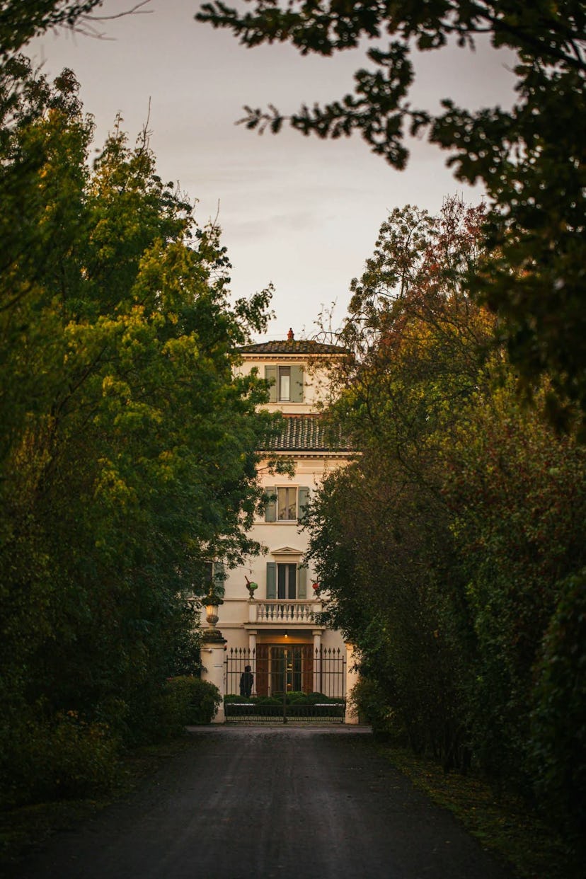 The exterior of Casa Maria Luigia