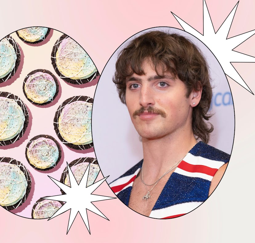 I tried Benson Boone's Moonbeam Ice Cream Crumbl cookie.