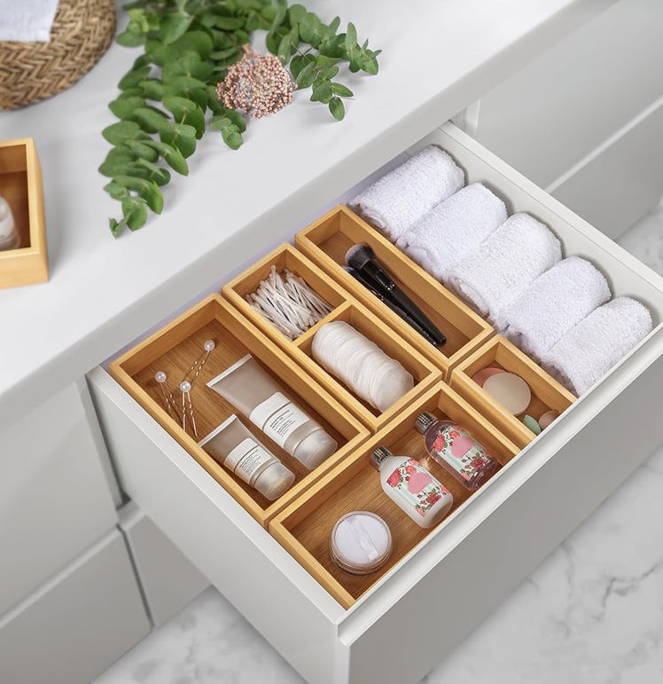 ROYAL CRAFT WOOD Bamboo Drawer Organizer Set (5 Pieces)