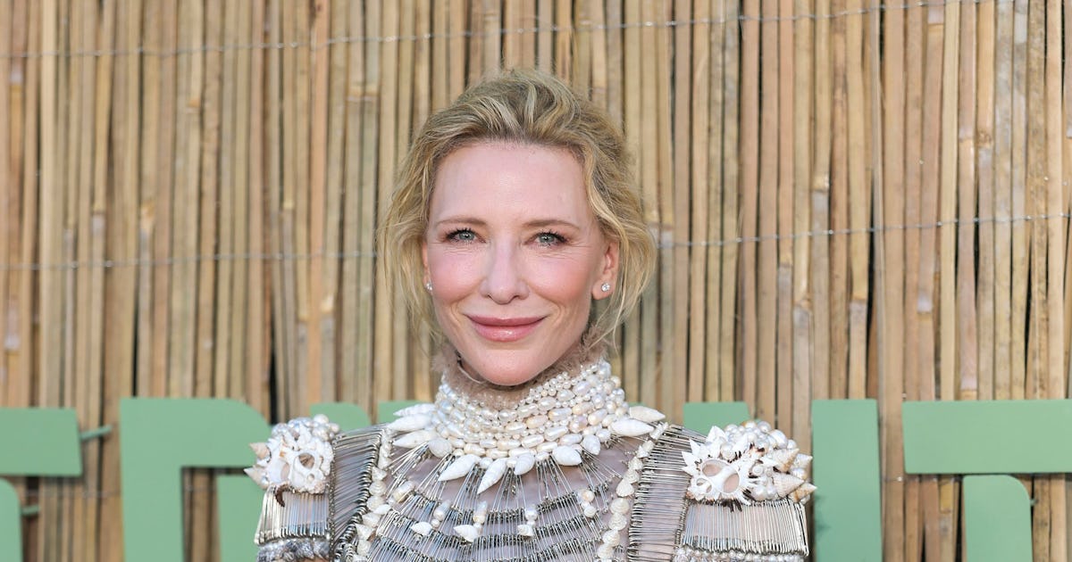 Cate Blanchett's Top Is Made Out of Seashells and Safety Pins