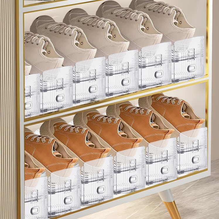 FENRUNXU Shoe Slots Organizers (12-Pack)