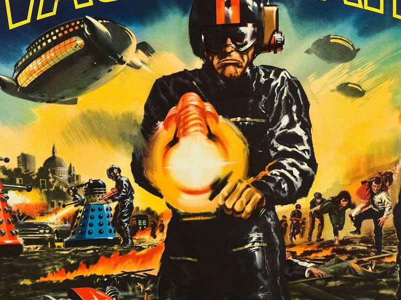 A 1966 film poster for Daleks' Invasion Earth 2150 A.D.