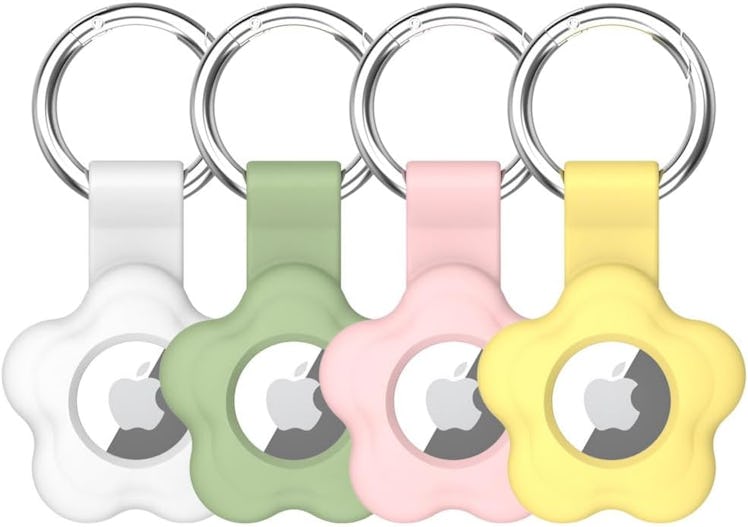 Alsukeay Flower Airtag Holder (4-Pack)