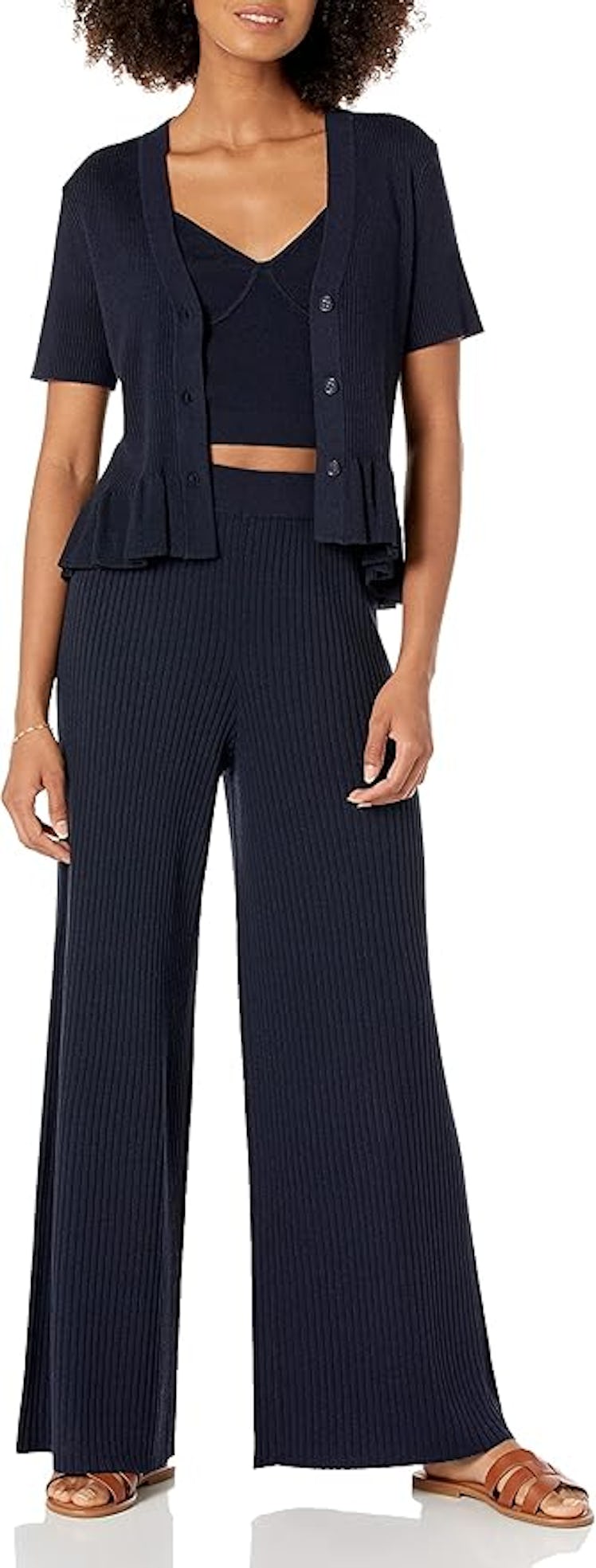 The Drop Catalina Pull-On Ribbed Pants