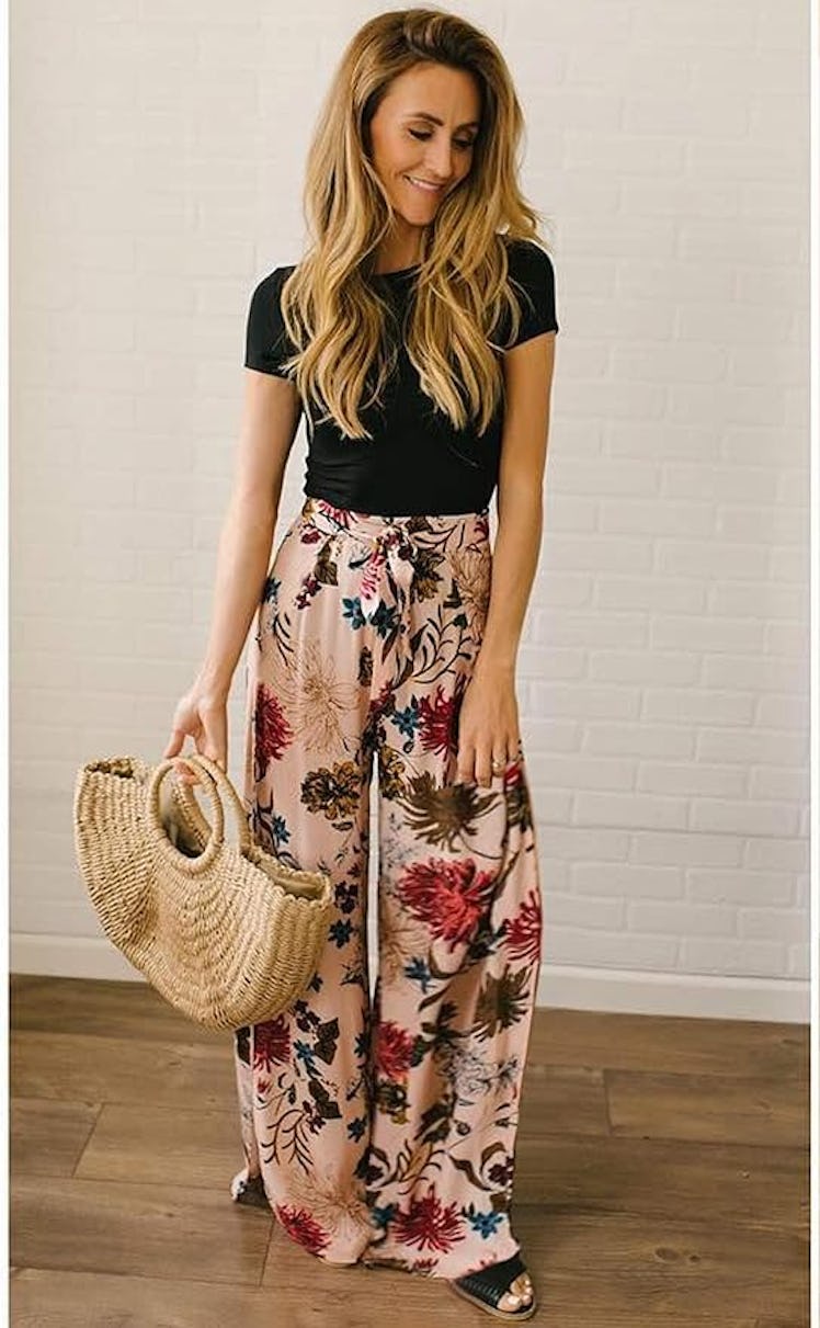 ECOWISH High-Waist Flared Pants 