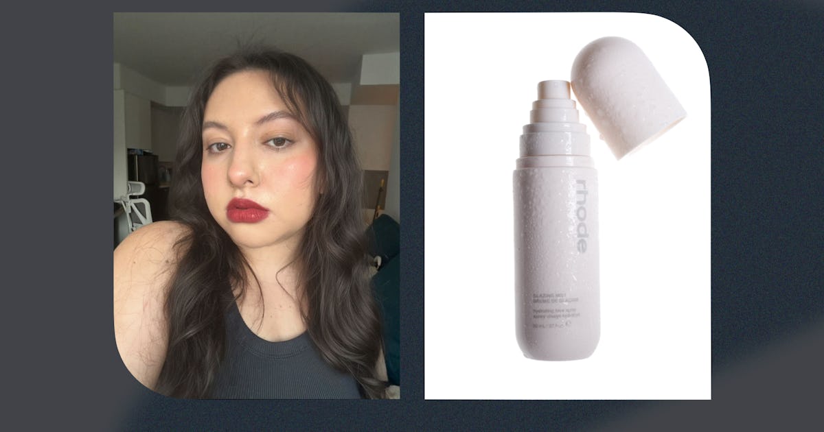 Rhode's Glazing Mist Gives Me That Hailey Bieber Glow On The Go & I'm Hooked