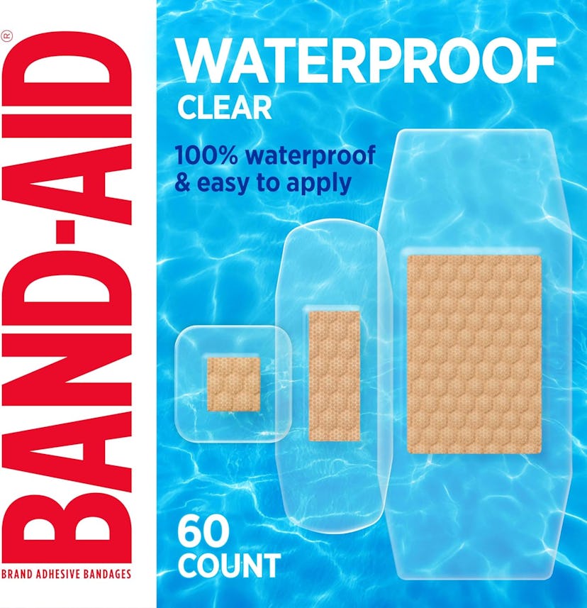 Band-Aid Brand Clear Waterproof Adhesive Bandages