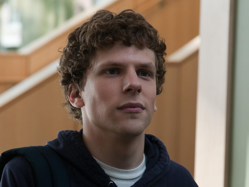 Jesse Eisenberg as Mark Zuckerberg in The Social Network