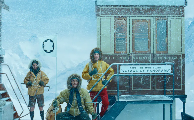 Michael Cera, Rupert Friend & Wes Anderson for Montblanc