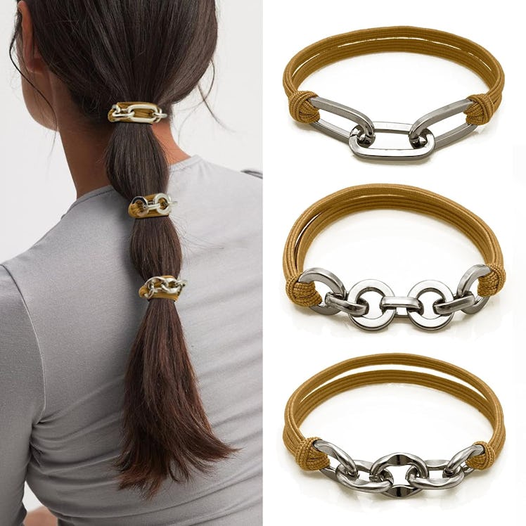 SISYOUP Bracelet Hair Ties (3-Pack)