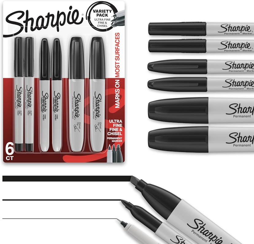 Sharpie Permanent Marker Variety Pack (6 Count)