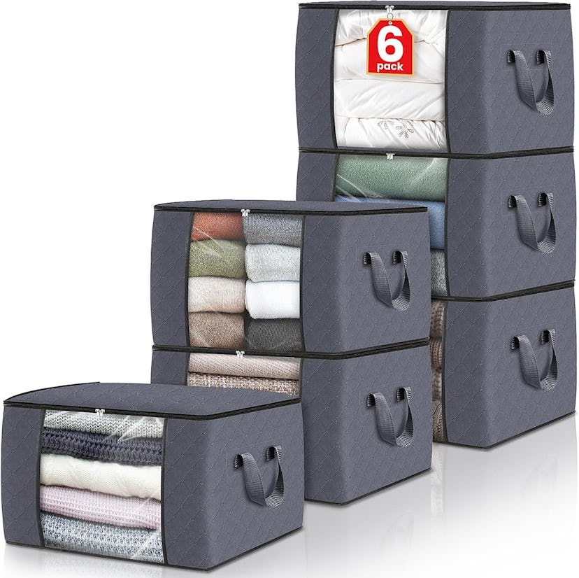 Fab totes Foldable Storage Bags (6-Pack)