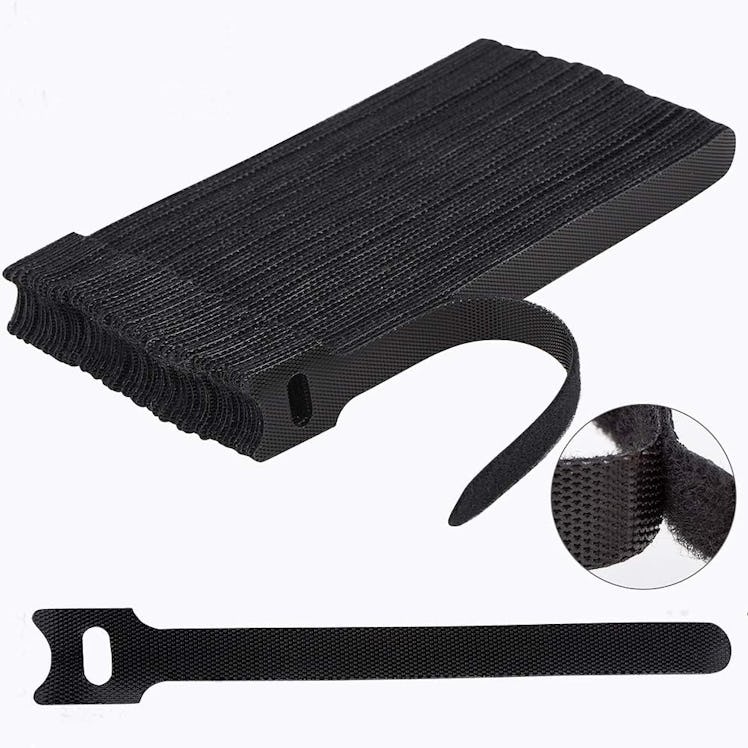 Nettbe Reusable Cable Ties (60-Pack)