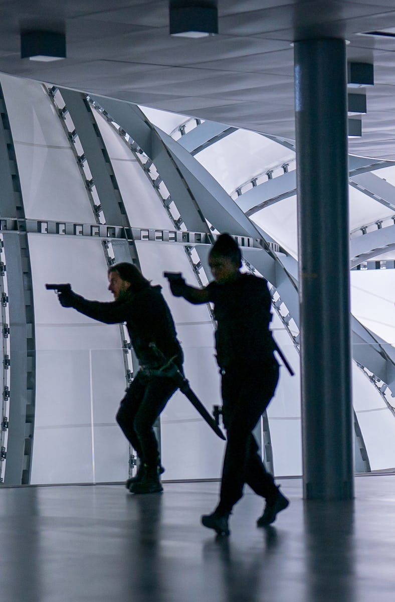 Marwan Kenzari, Luca Marinelli, KiKi Layne, Henry Golding, and Charlize Theron in The Old Guard 2