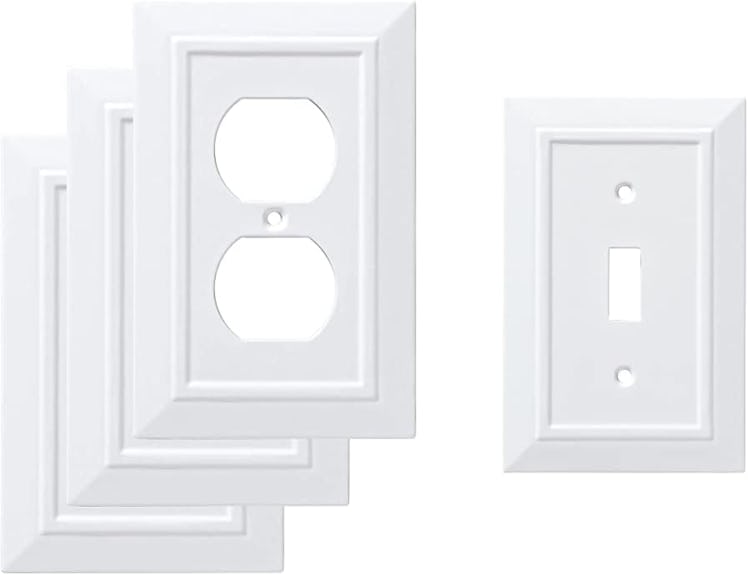 Franklin Brass Light Switch Plates (Set of 4)