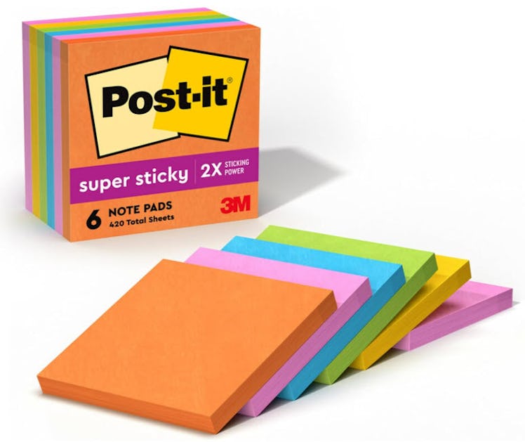 Post-it Super Sticky Notes (6 Pads)