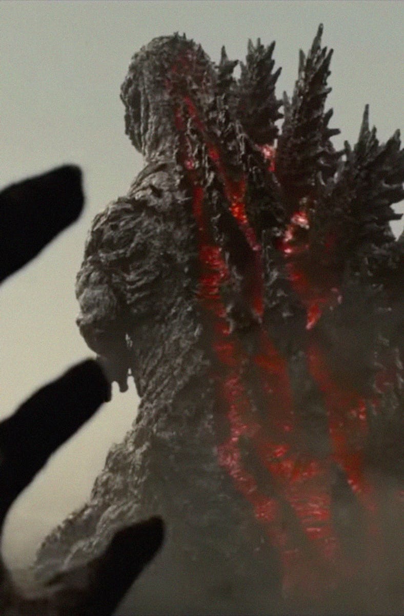 Godzilla attacks Tokyo in Shin Godzilla